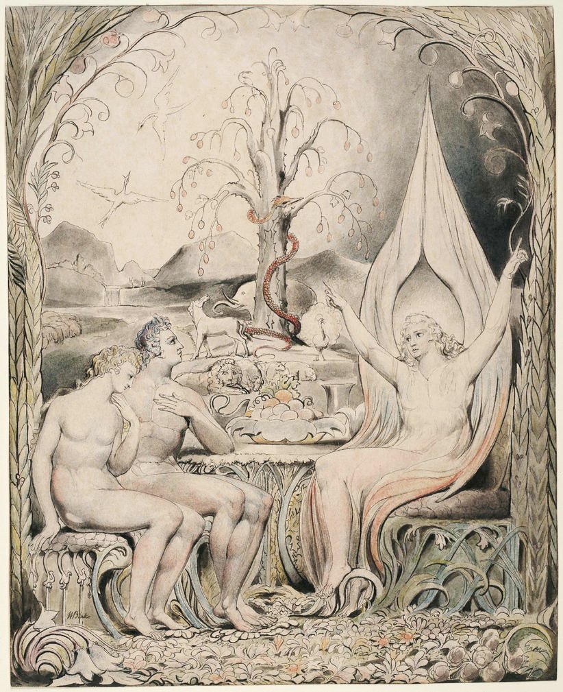 Das verlorene Paradies von William Blake