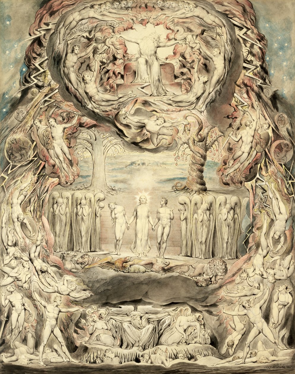 Der Sündenfall von William Blake