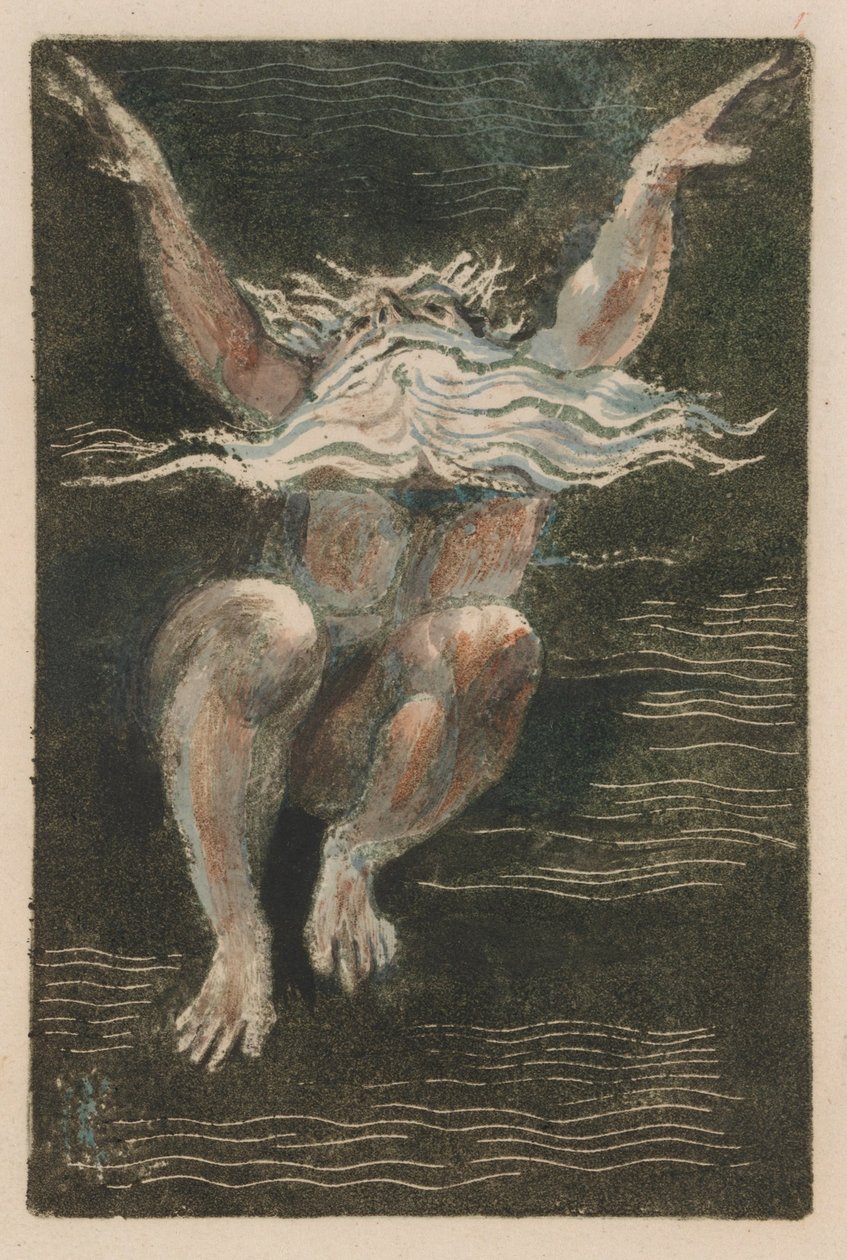 Das erste Buch von Urizen, Tafel 7 (Bentley 12) von William Blake