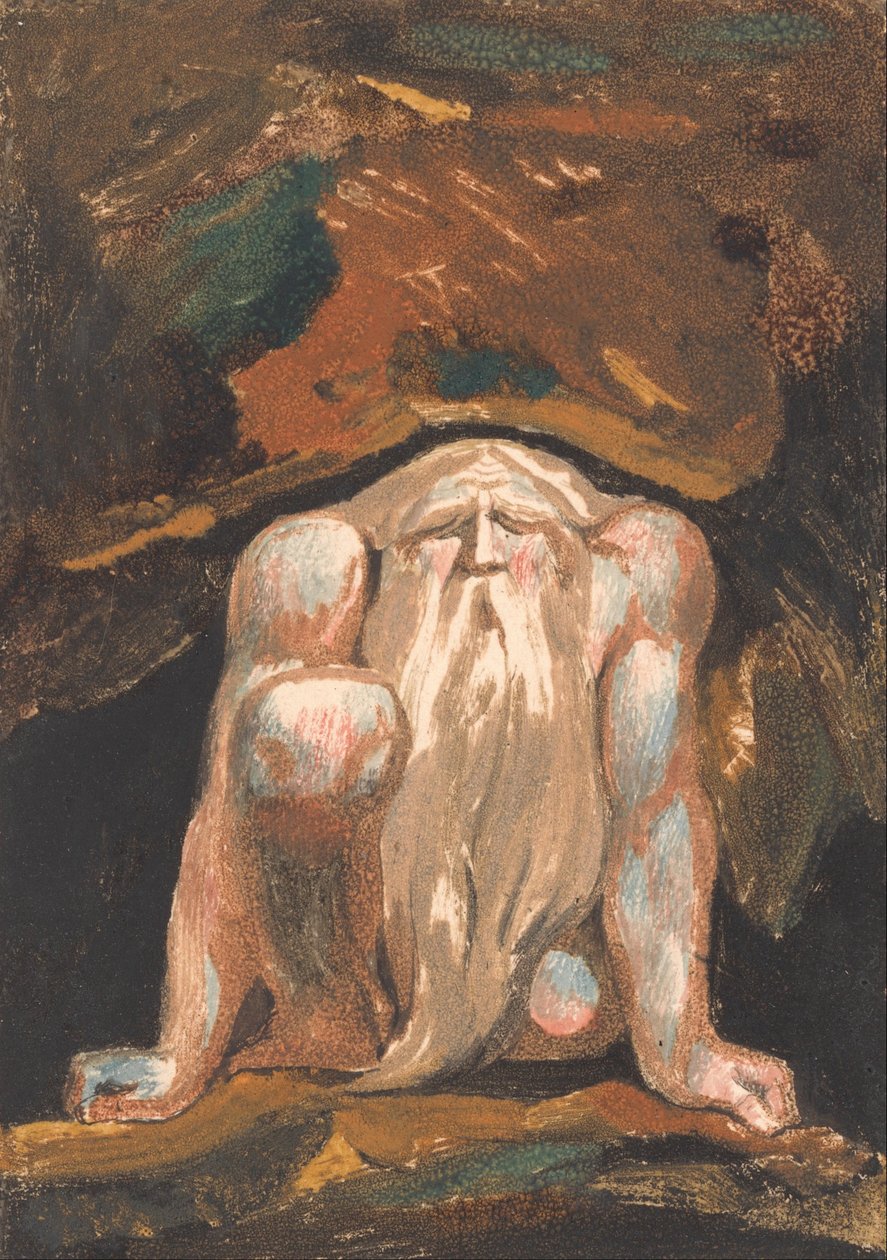 Das erste Buch von Urizen, Tafel 8 (Bentley 9) von William Blake