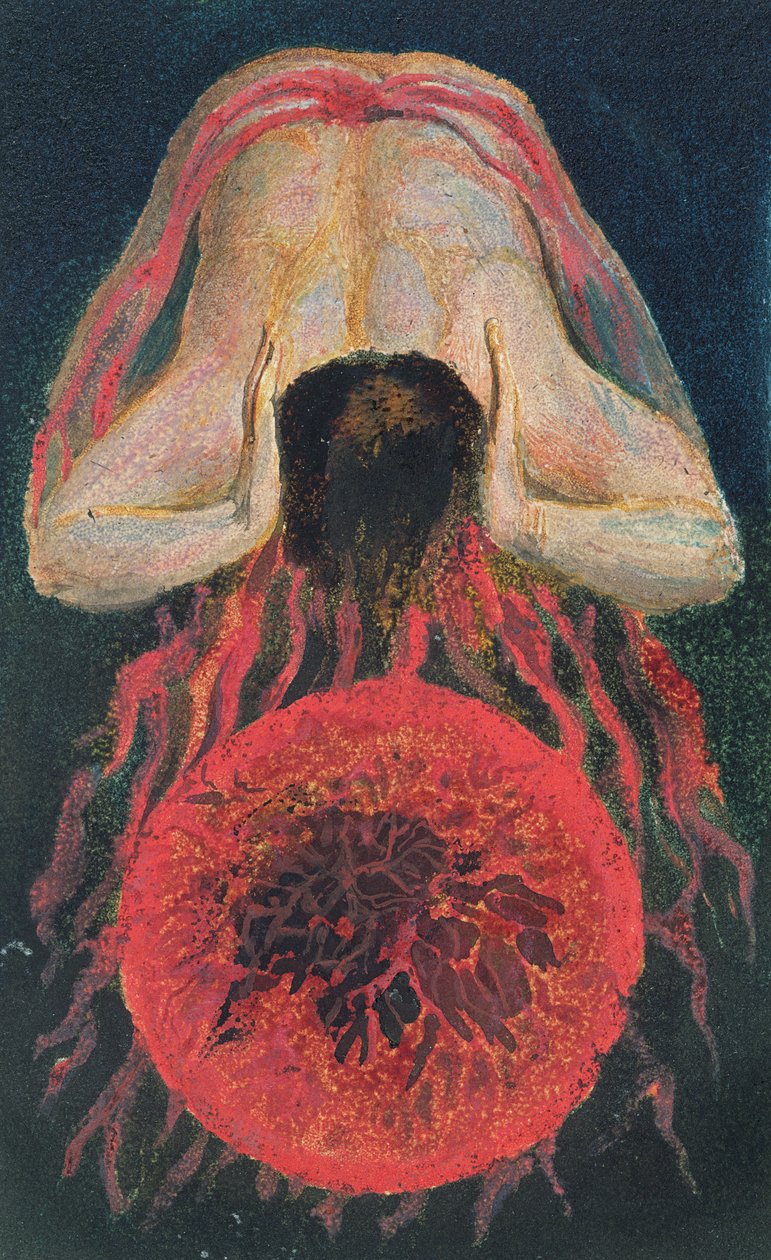 Das erste Buch von Urizen, Tafel 17, 1794 von William Blake