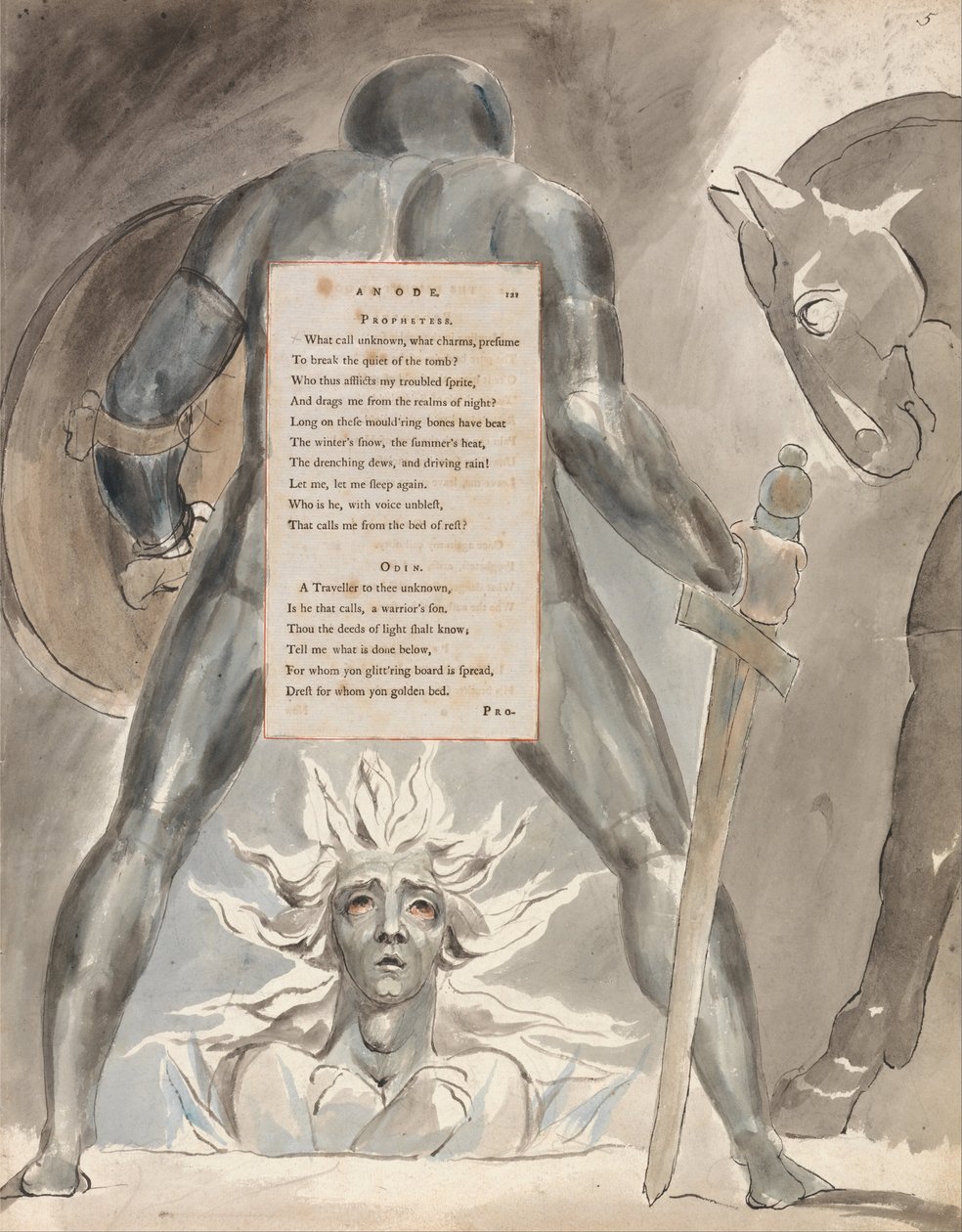 Die Gedichte von Thomas Gray, Design 81 von William Blake
