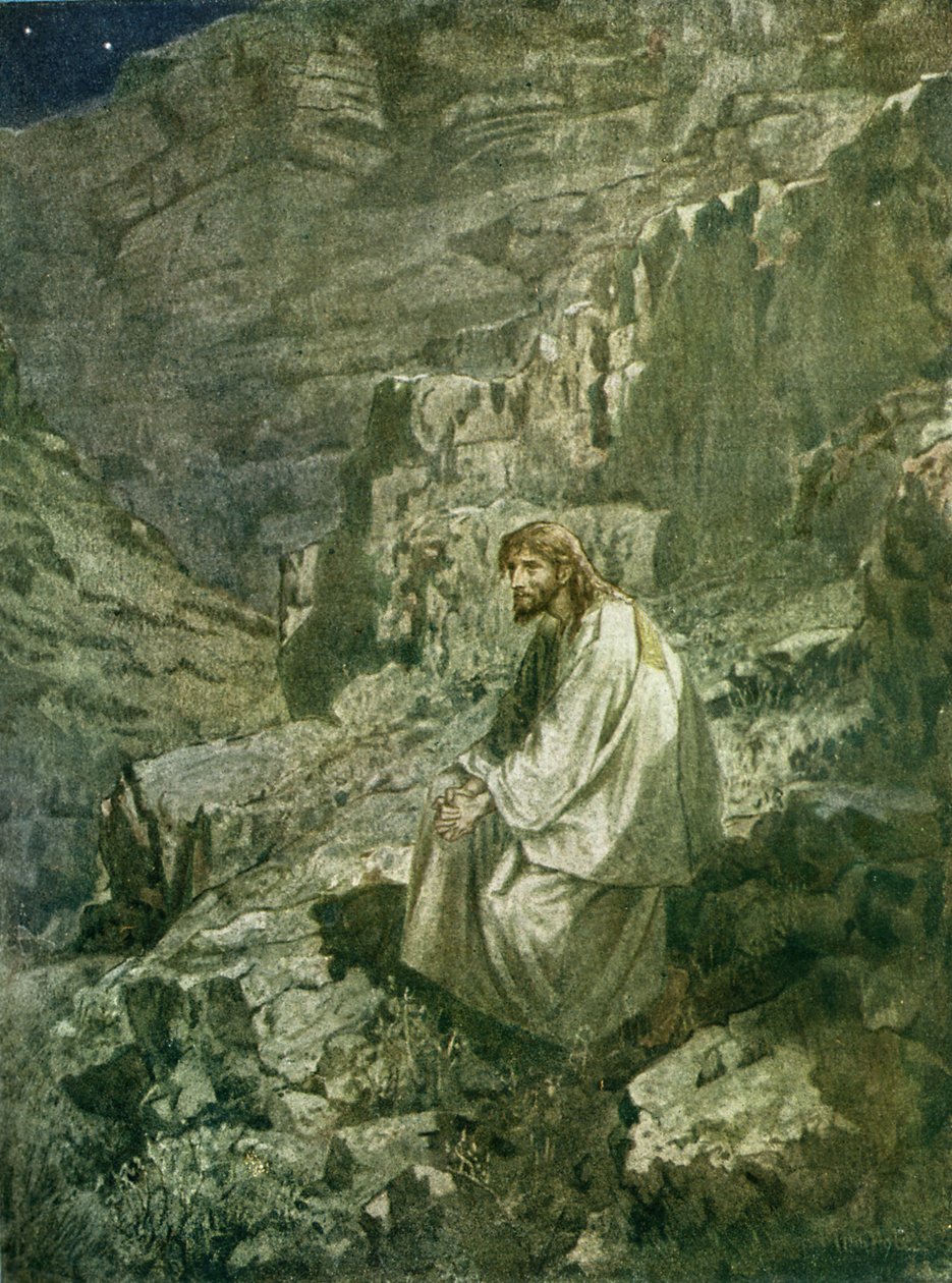 Die Versuchung Jesu - Bibel von William Brassey Hole