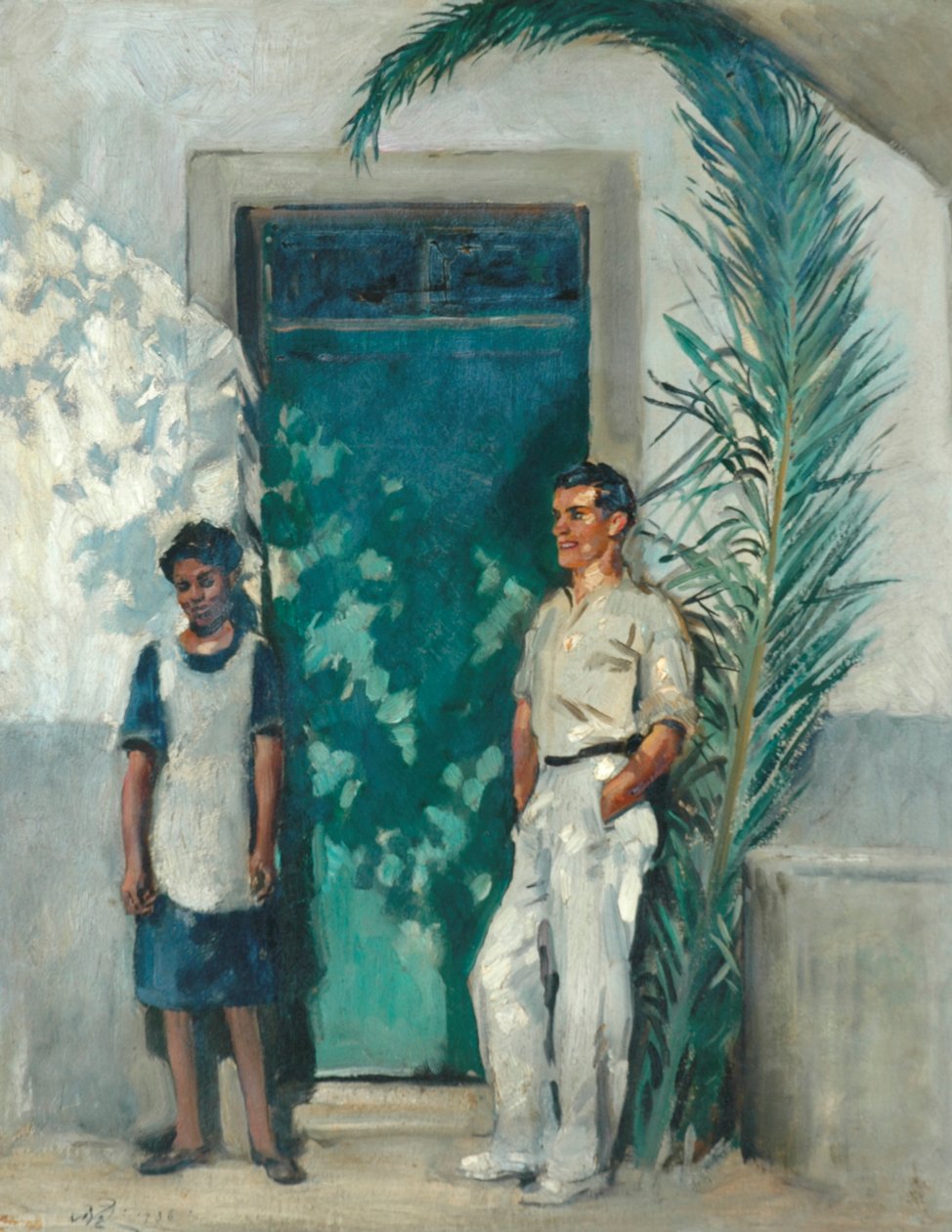 Konversationsstück, Madeira, 1936 von William Bruce Ellis Ranken