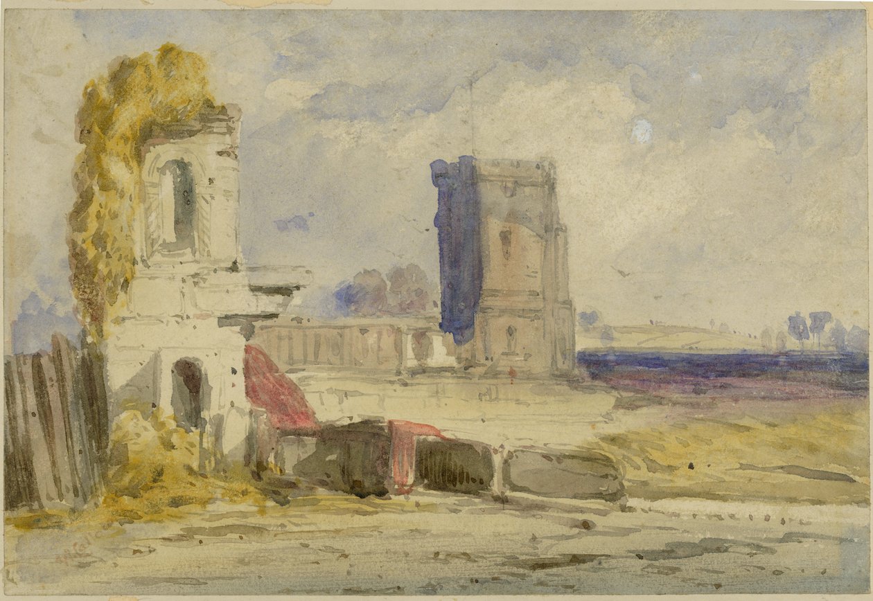 Landschaft mit Ruinen von William Callow