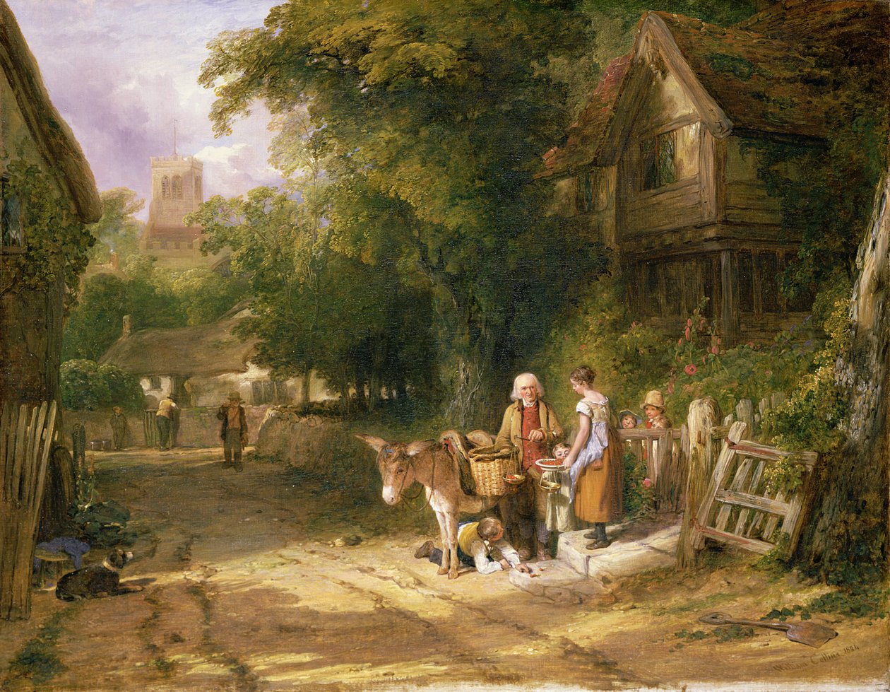 Der Kirschverkäufer, 1824 von William Collins