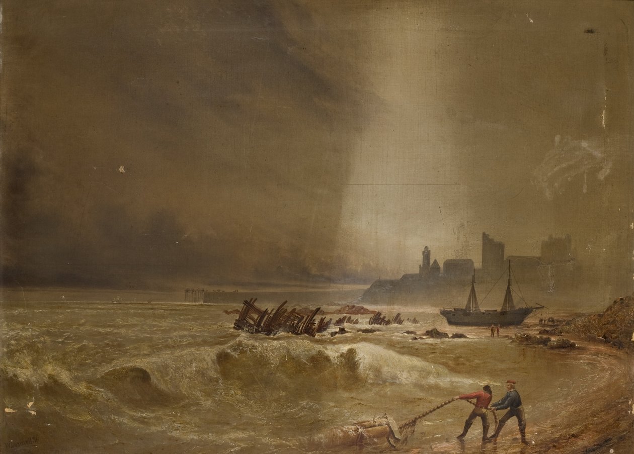 Meereslandschaft vor Tynemouth, 1871 von William Connell