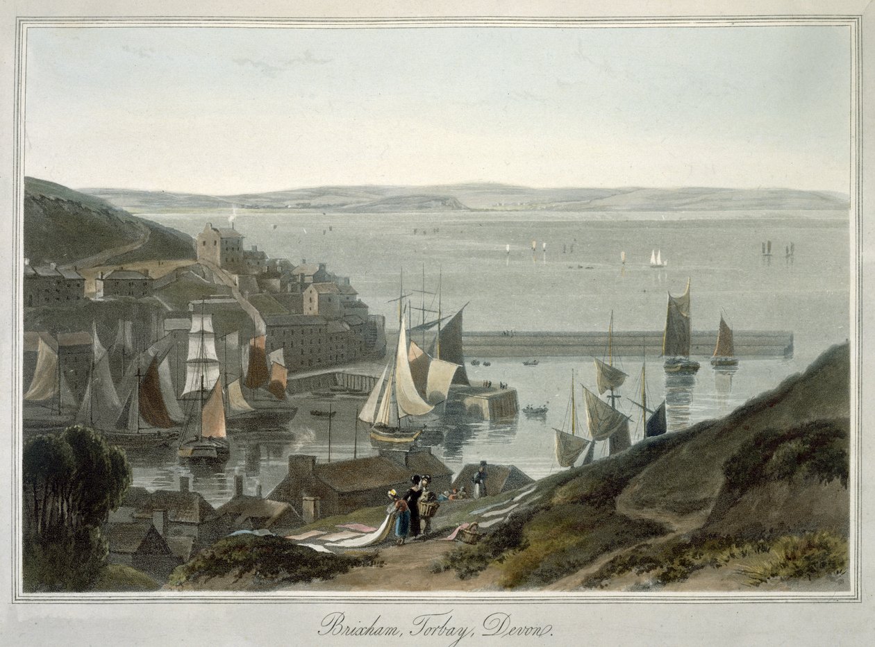 Brixham, Torbay, Devon, aus Band VIII von 