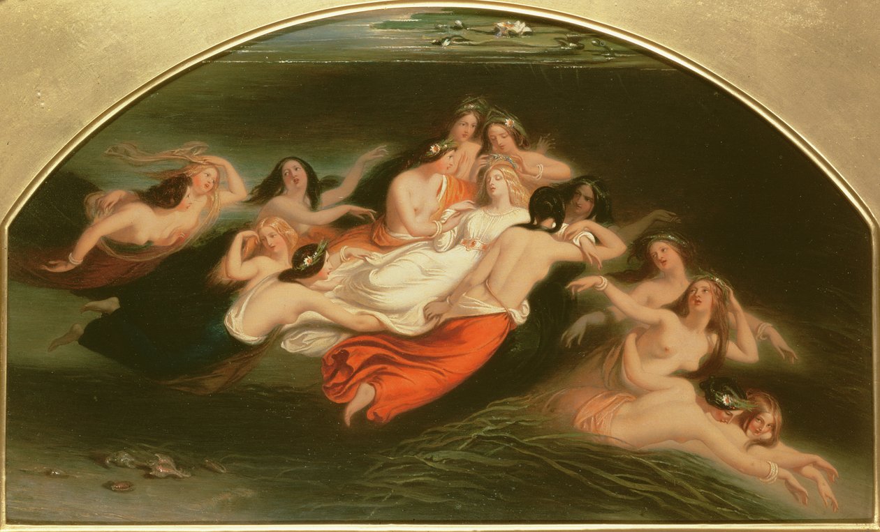 Sabrina und die Nymphen, 1845 von William Edward Frost