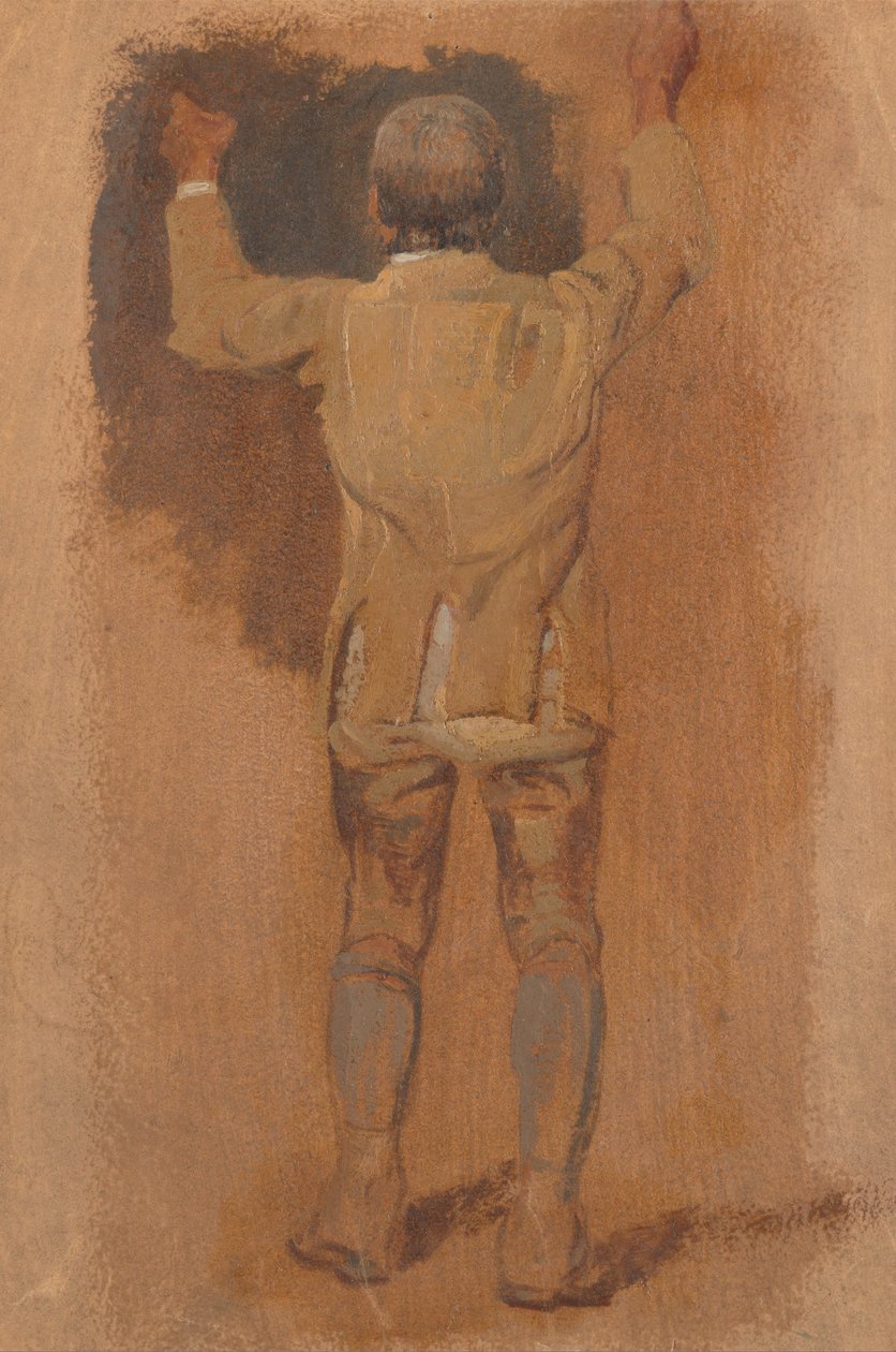 Studie eines Stallburschen von hinten von William Havell