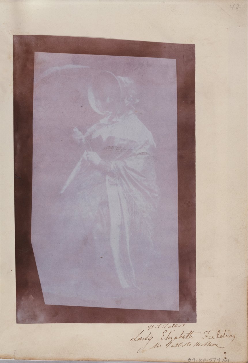(Lady Elisabeth Feilding) von William Henry Fox Talbot