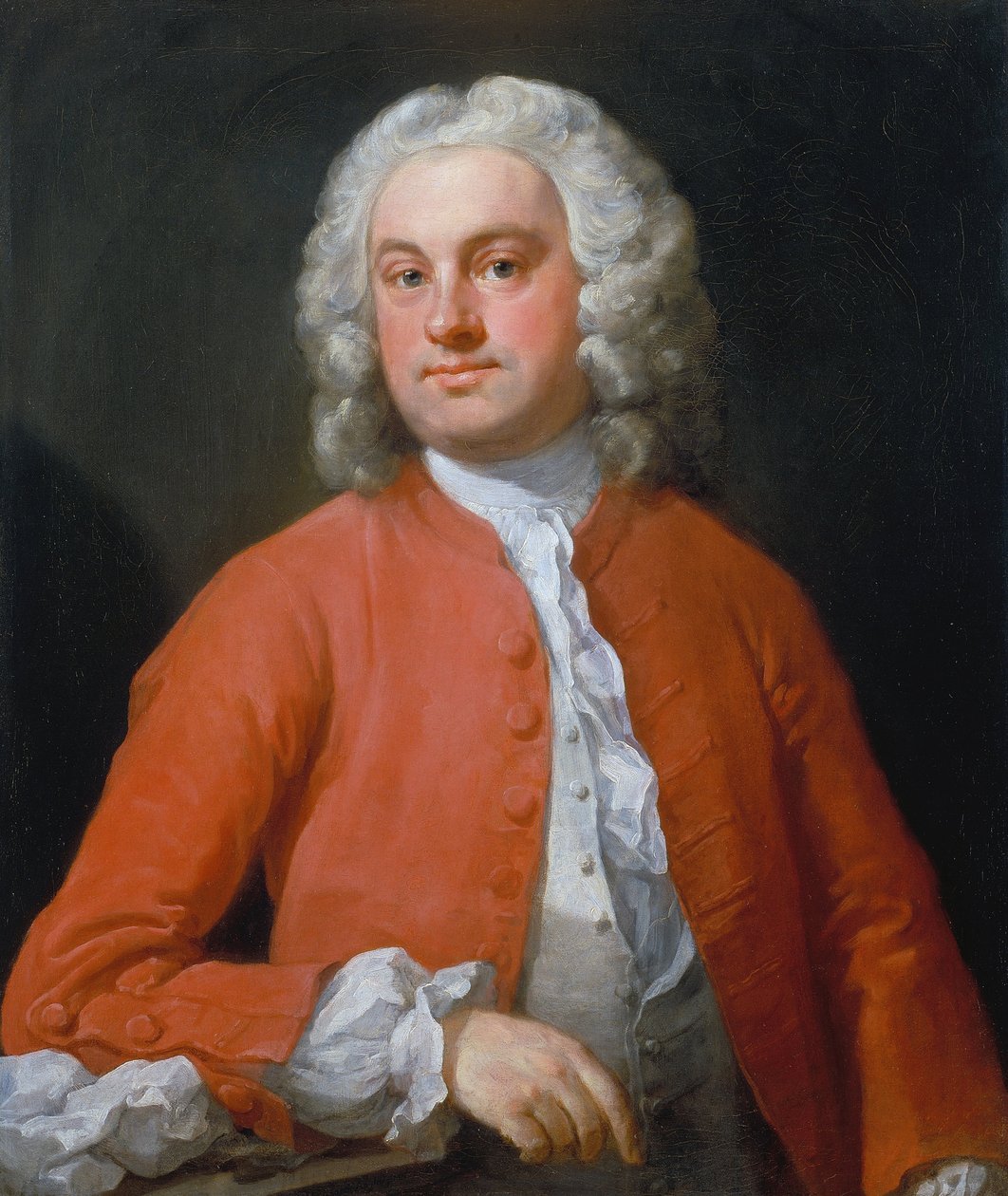 Porträt eines Mannes von William Hogarth