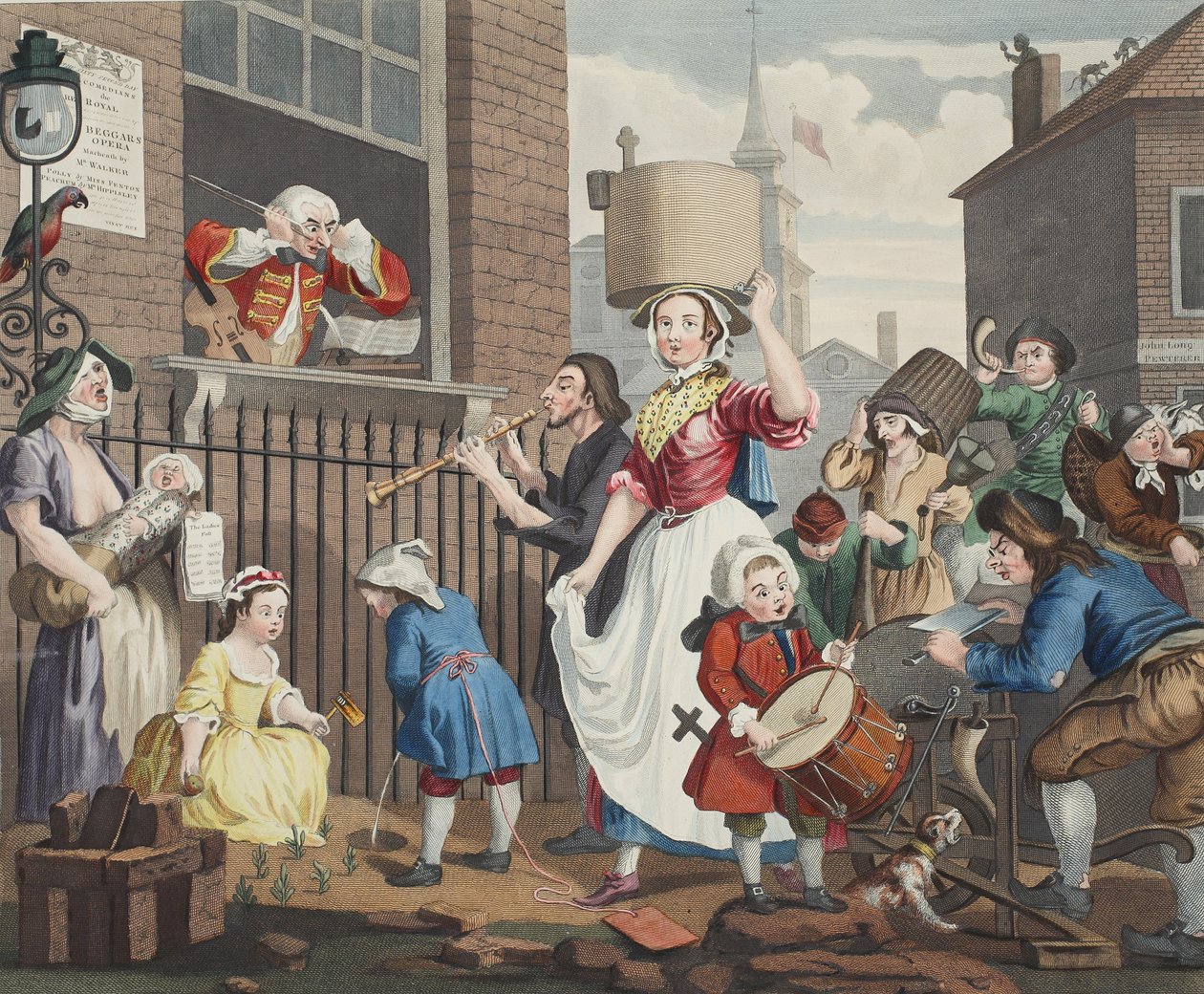 Der wütende Musiker, Illustration aus 