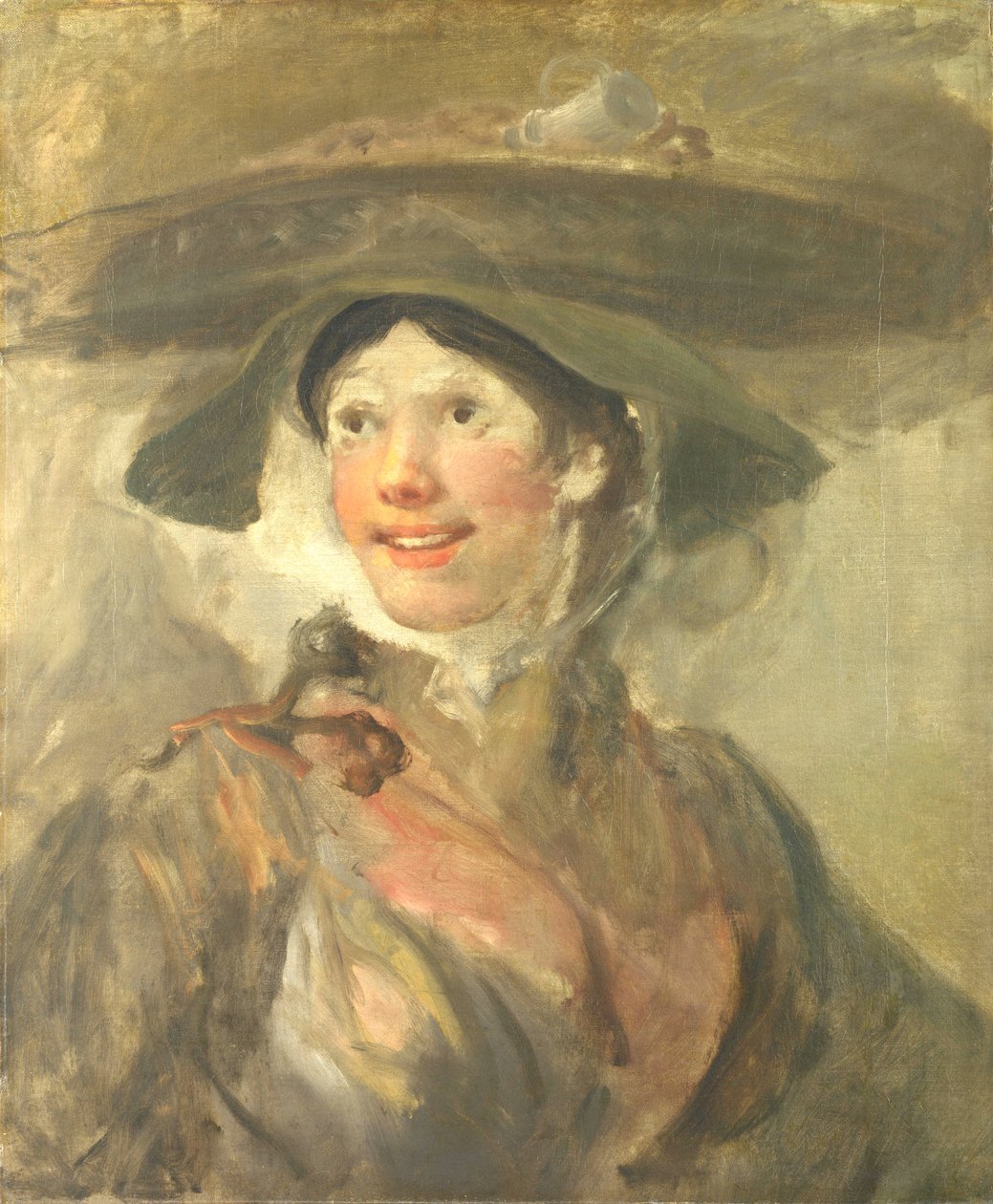 Das Garnelenmädchen von William Hogarth