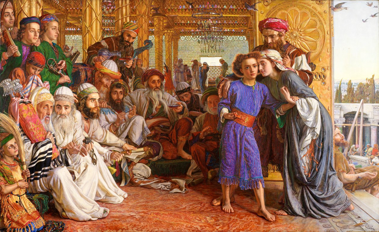 Die Auffindung des Erlösers im Tempel von William Holman Hunt