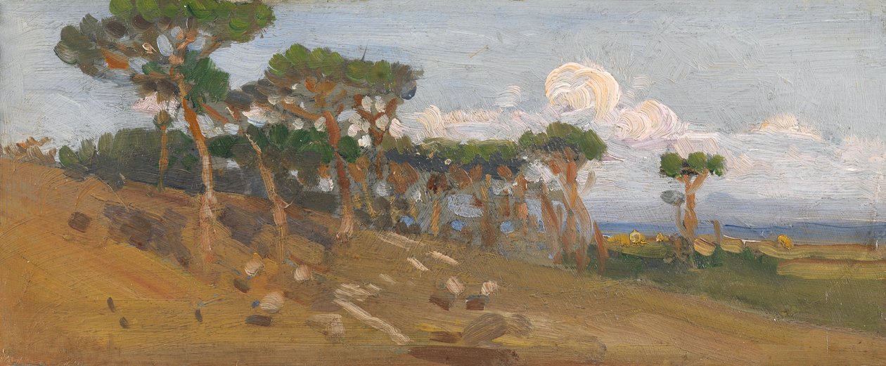 Bäume entlang der Lagune von William Hulton
