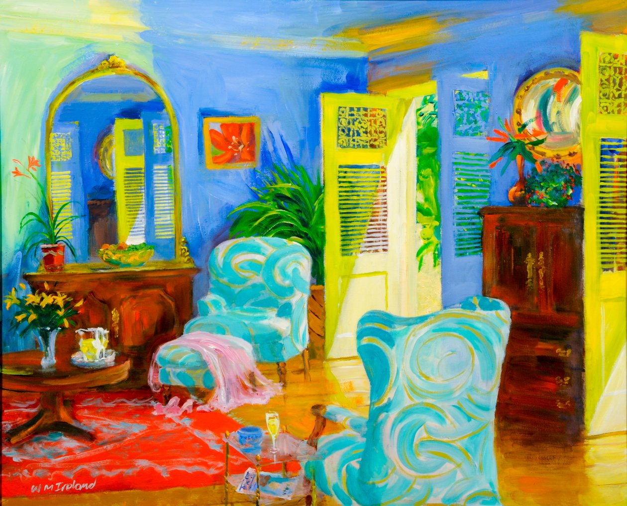 Blaues Zimmer, 20078 von William Ireland