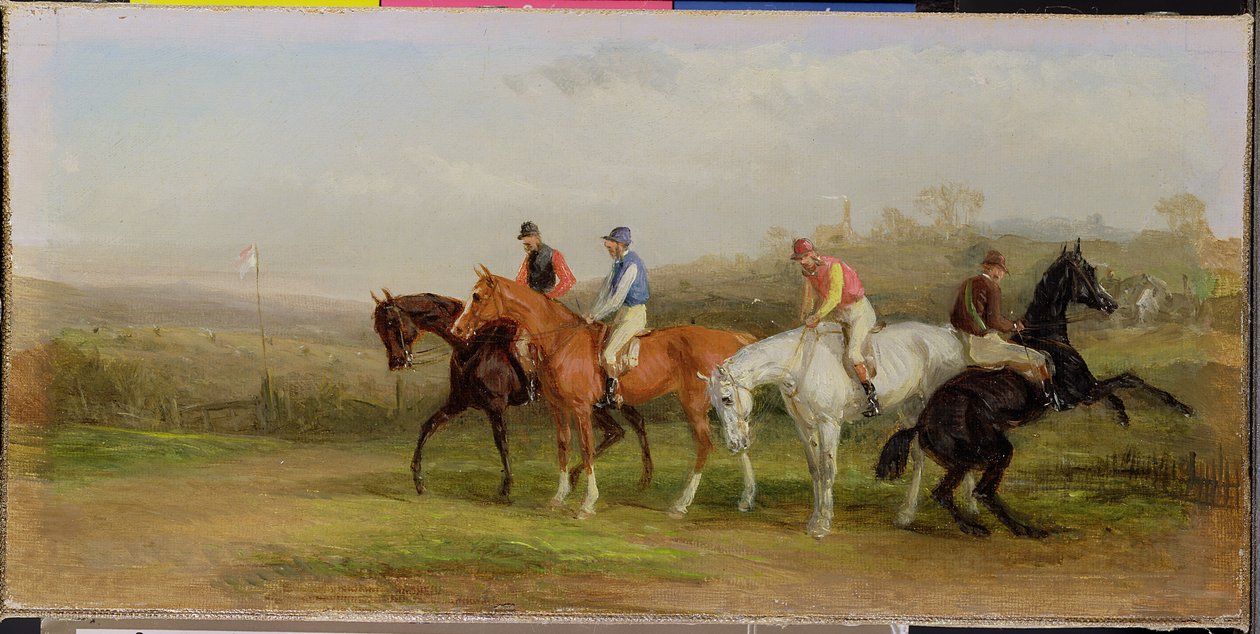 Hindernisrennen: Am Start von William Joseph Shayer