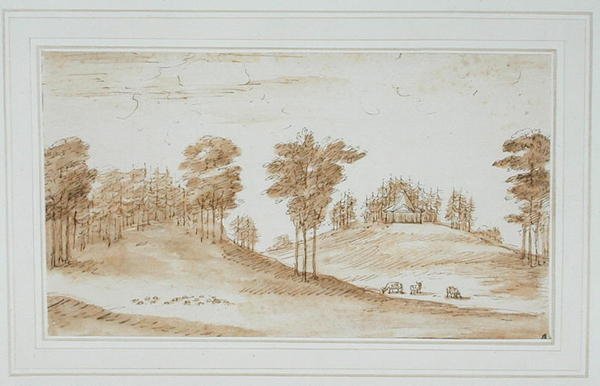 Entwurf für einen Hirschpark, ca. 1730er von William Kent