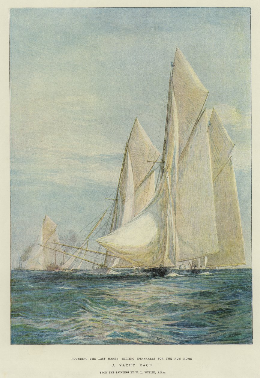 Ein Yacht-Rennen von William Lionel Wyllie