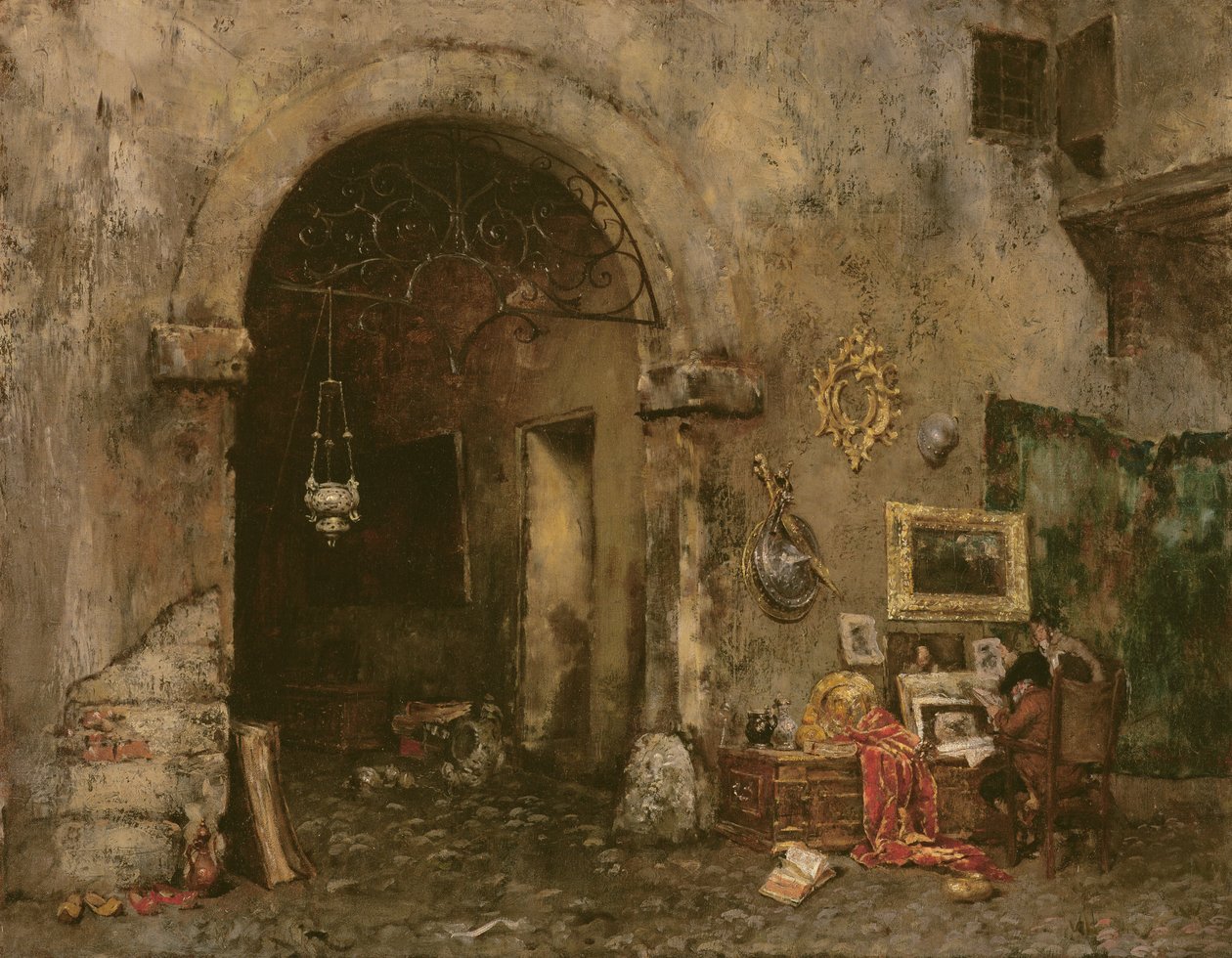 Der Antiquitätenladen, 1879 von William Merritt Chase