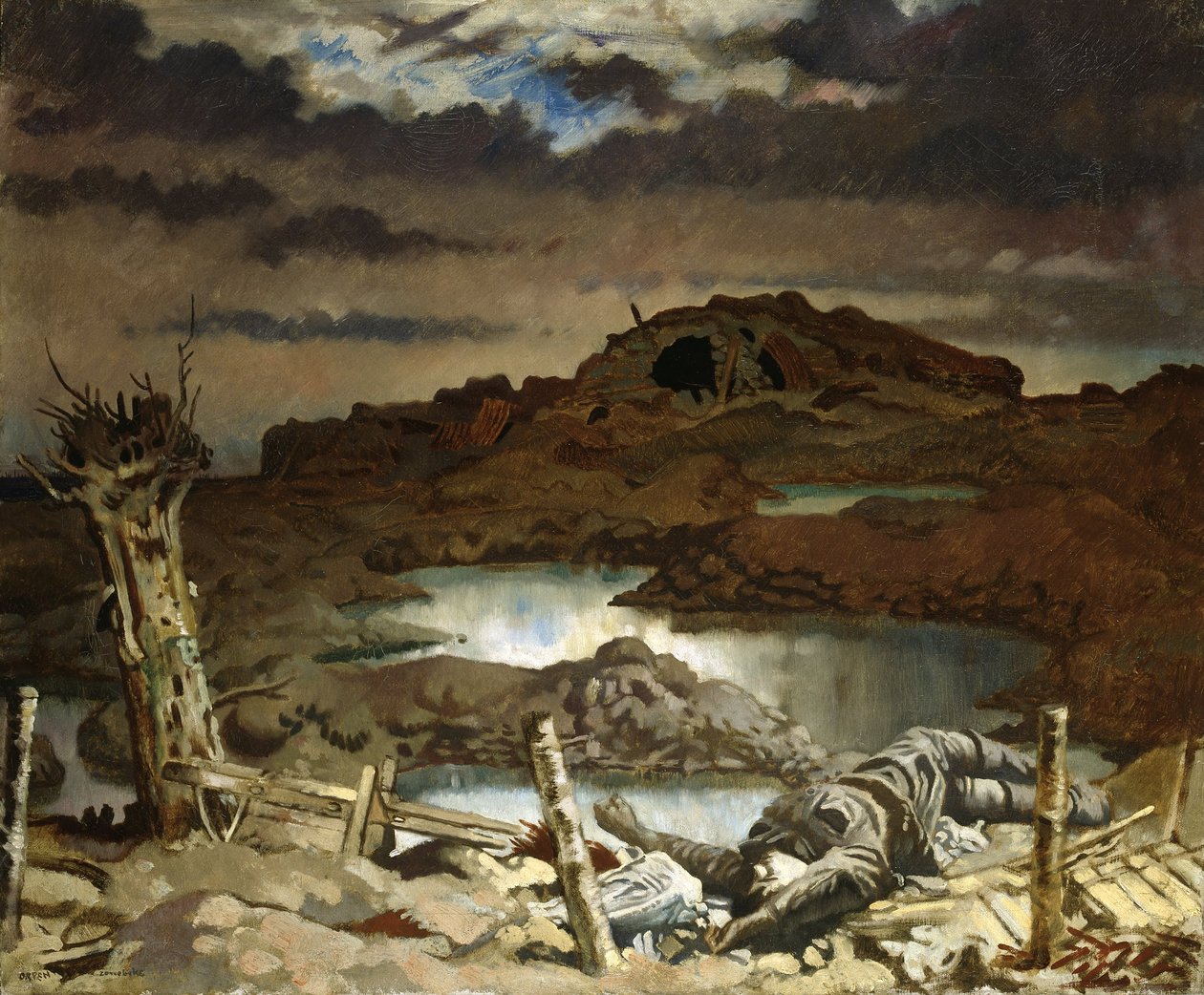 Zonnebeke von William Orpen