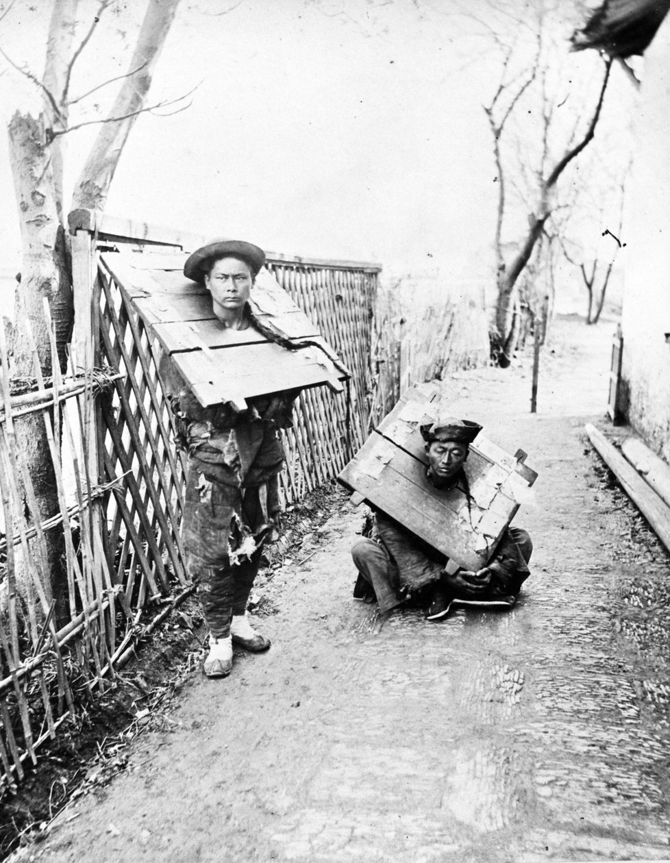 Chinesische Gefangene, ca. 1880 von William Saunders