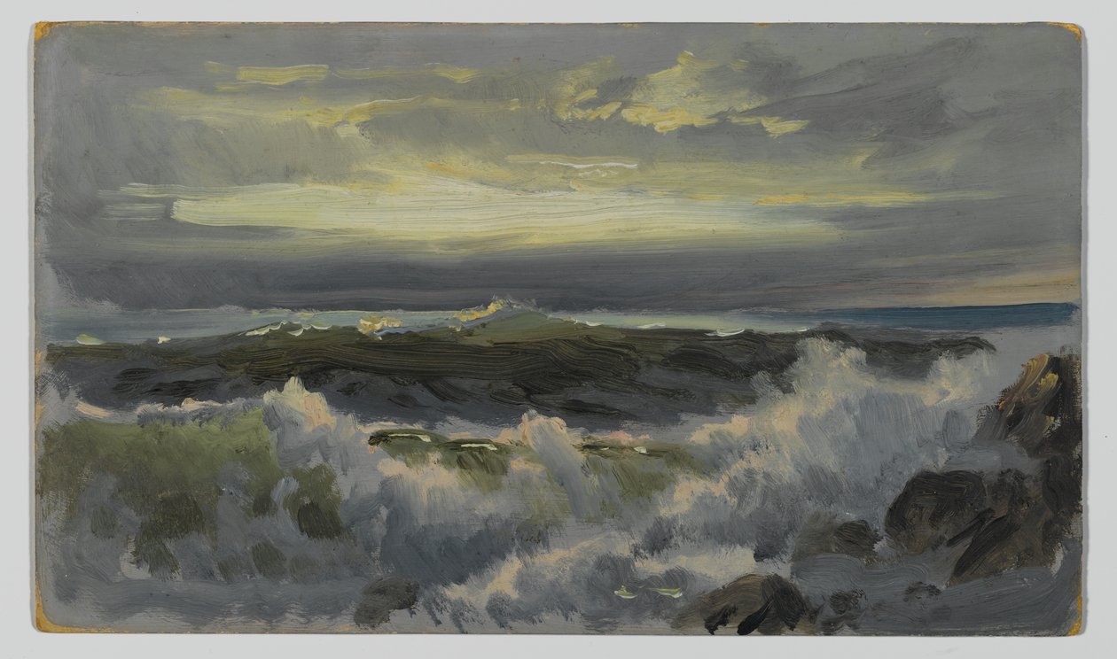 Eine raue Brandung von William Trost Richards