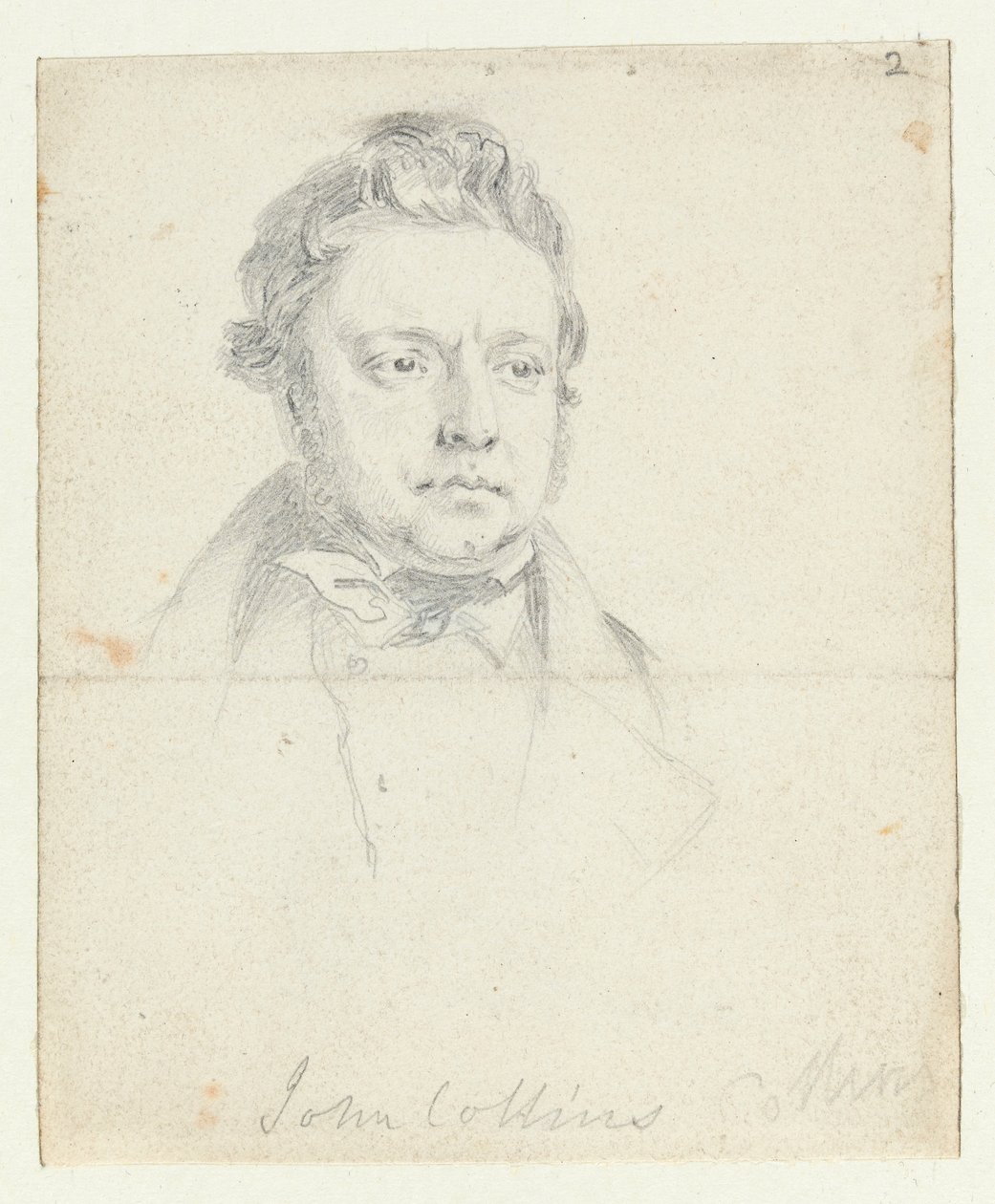Skizze des Chartisten-Gefangenen John Collins, im Gerichtssaal gemacht von William Wolfe Alais