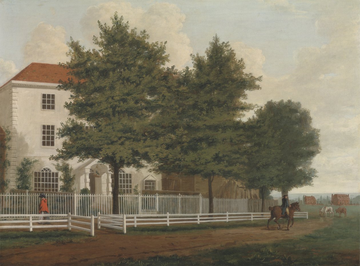 Haus auf einem Gemeindeland, ca. 1770-80 von William Marlow
