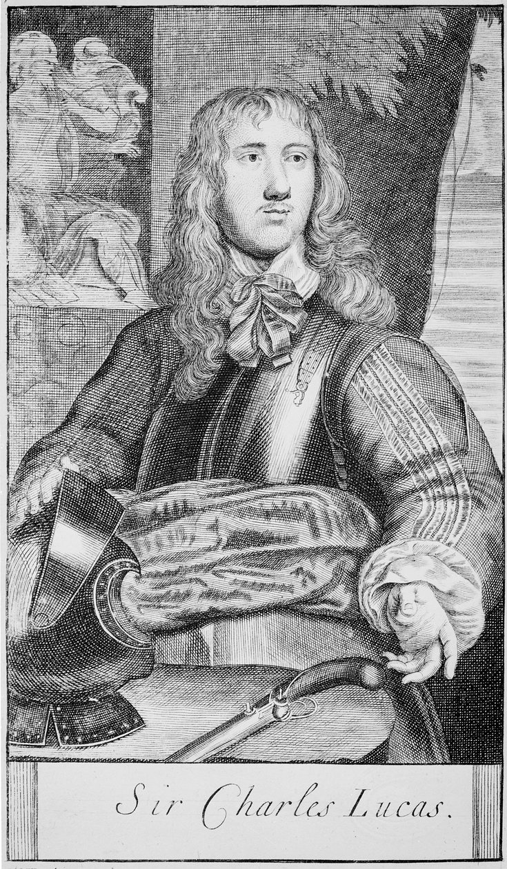 Sir Charles Lucas, ca. 1645 von William (after) Dobson