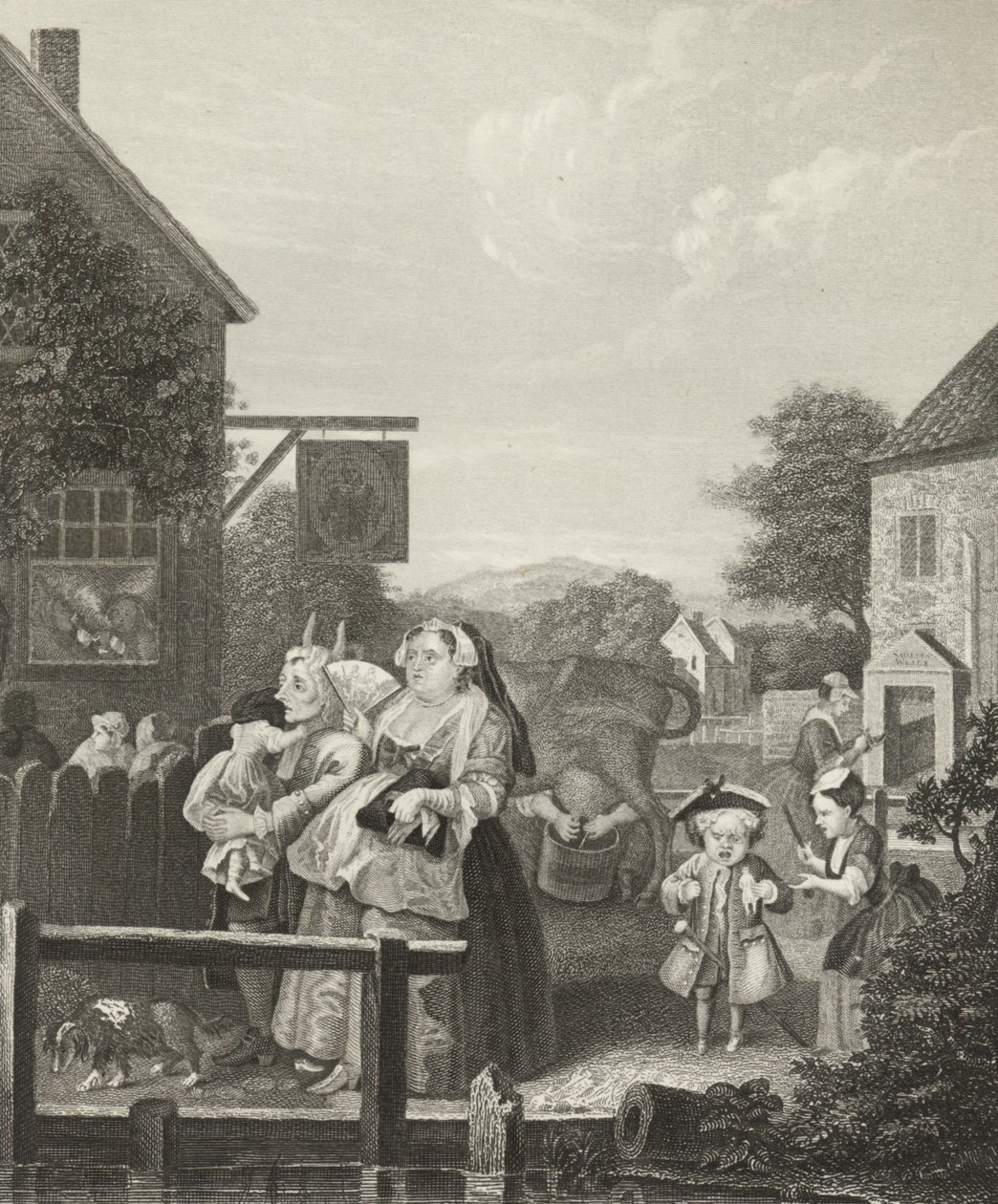 Abend - London von William (after) Hogarth