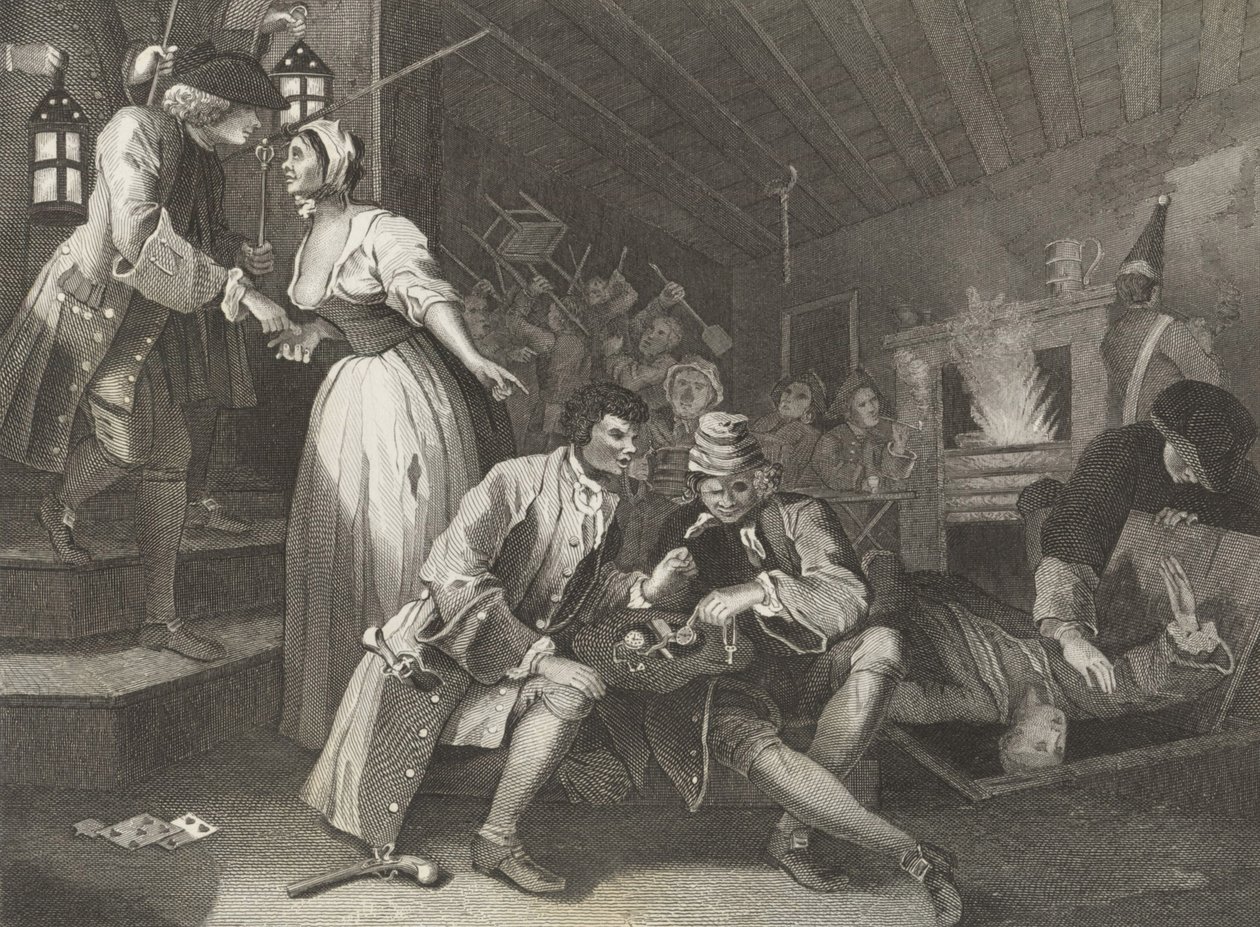 Die Diebeshöhle von William (after) Hogarth