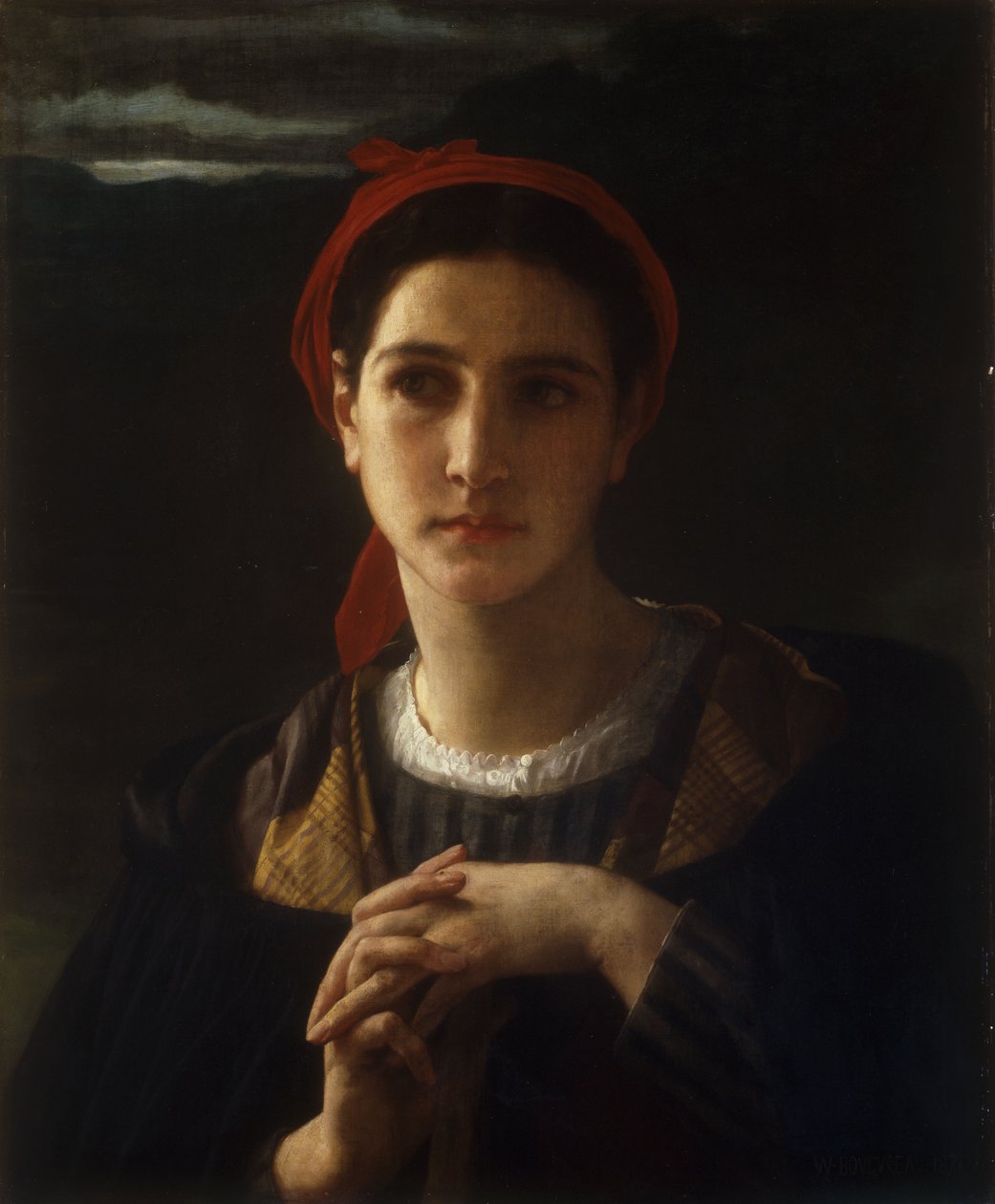 Bergere de Bordelais, 1871 von William Adolphe Bouguereau