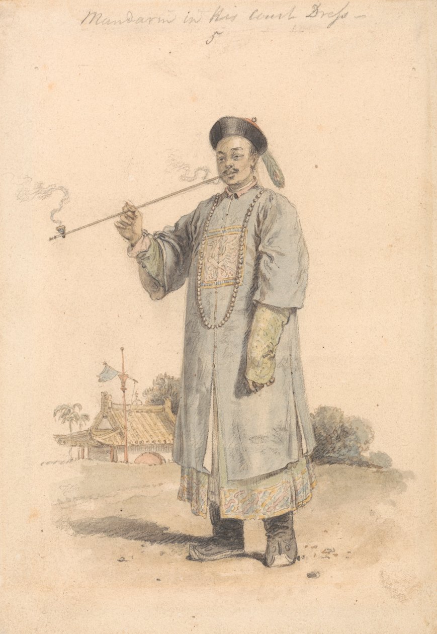 Ein Mandarin in seinem Hofkleid von William Alexander