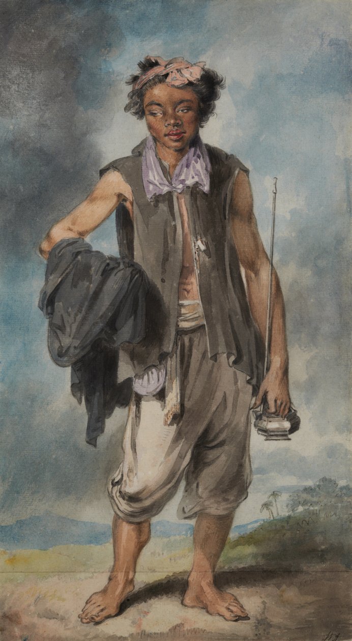Ein Pfeifenträger, Diener des Mandarins von William Alexander