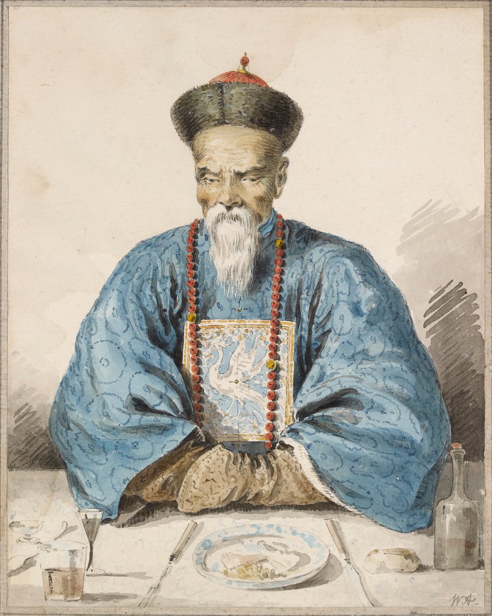 Der Fou-yen von Kanton, ca. 1790er Jahre von William Alexander
