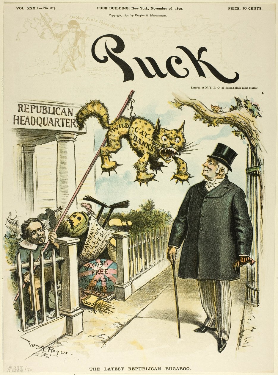 Der neueste republikanische Schreck, aus Puck von William Allen Rogers