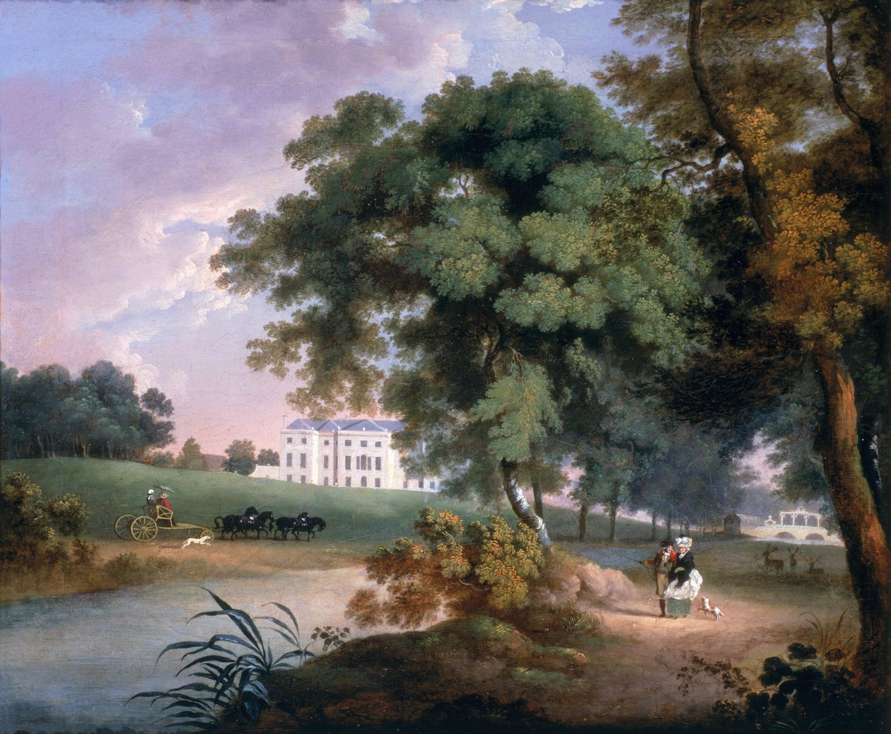Ansicht eines Hauses in Irland von William Ashford