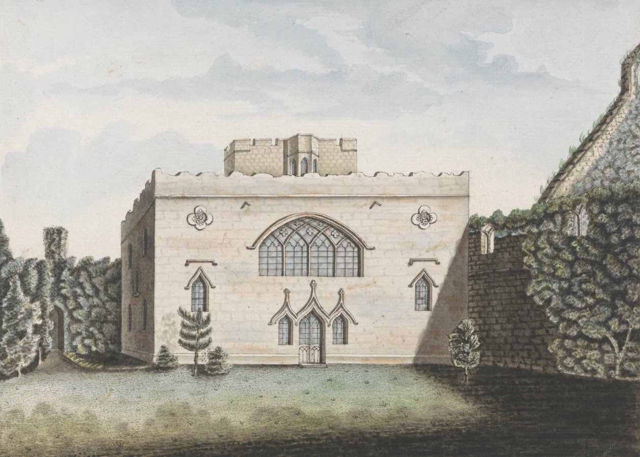 Hulne Priory in Northumberland von William Beilby