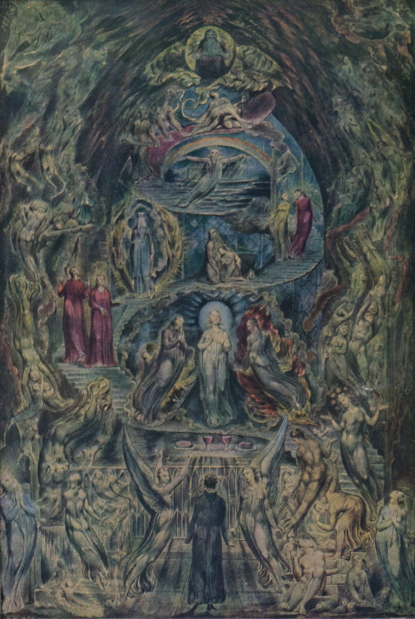Eine Allegorie, um 1820-1825, 1922 von William Blake