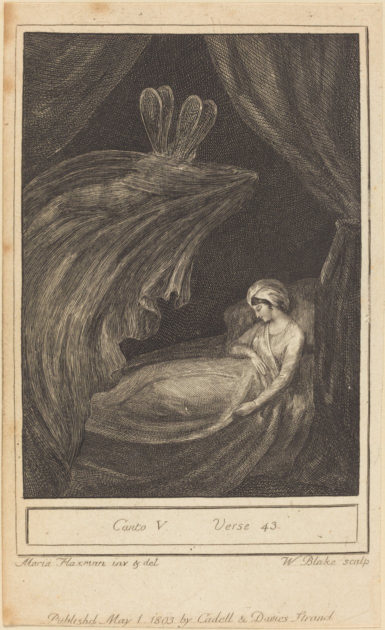 Canto V, Vers 43 von William Blake