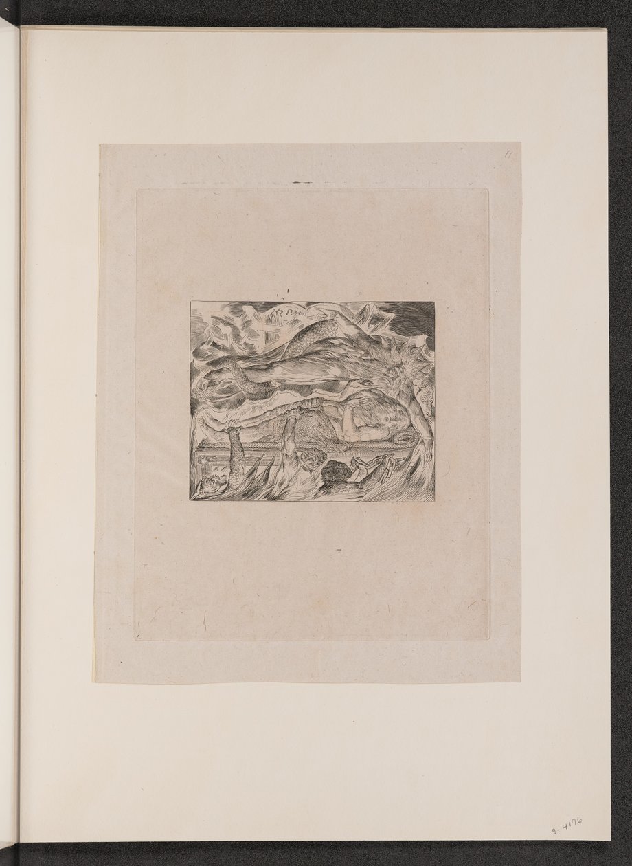 Hiobs böse Träume, 1825 von William Blake