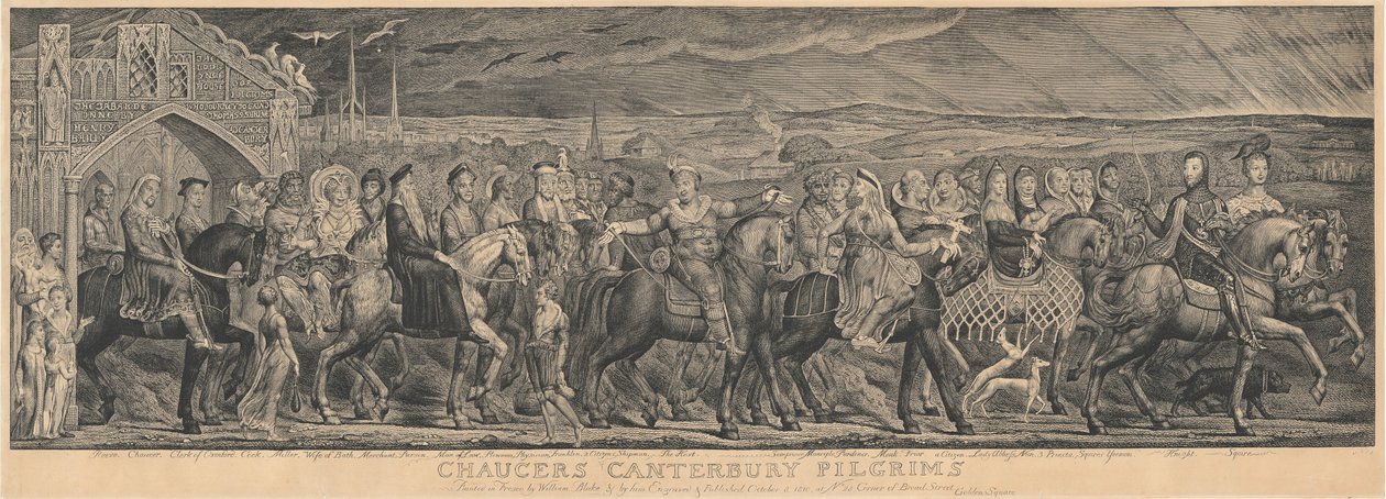 Die Canterbury-Pilger von William Blake