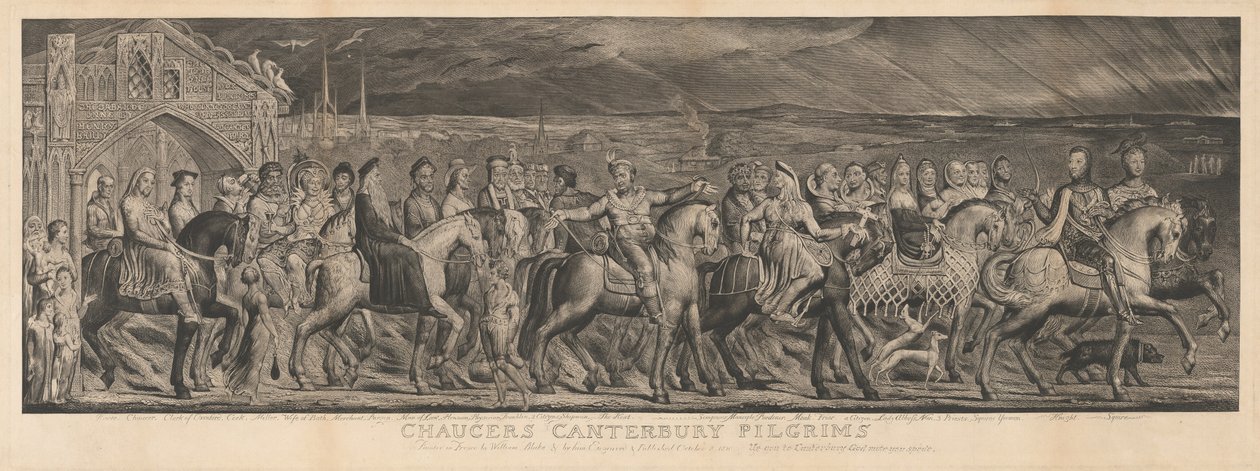 Die Canterbury Pilger von William Blake