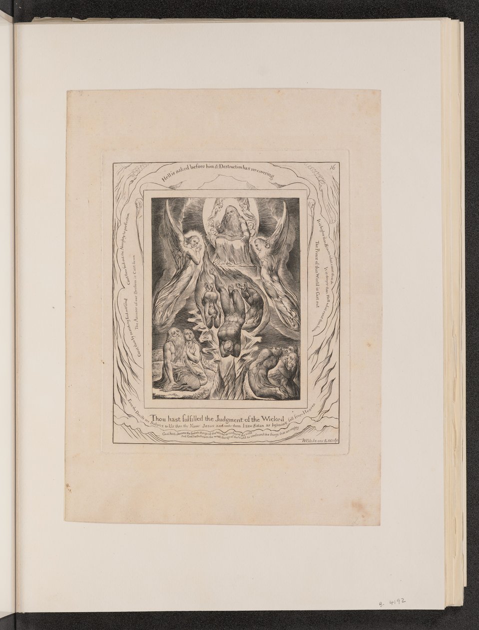 Der Fall Satans von William Blake