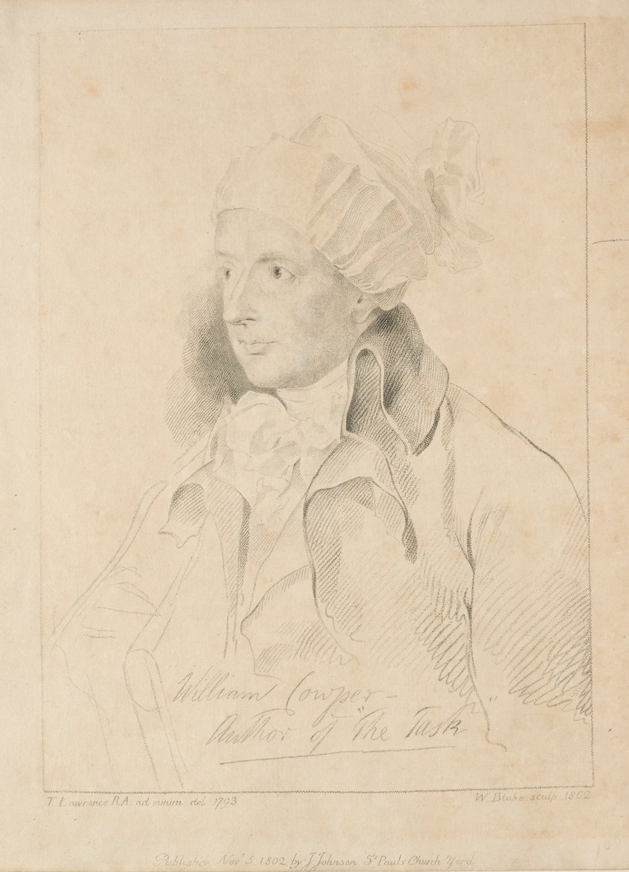 William Cowper, 1802 von William Blake