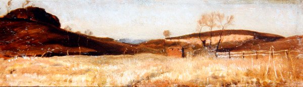 Morgendämmerung, Umbrien, um 1895 von William Blake Richmond