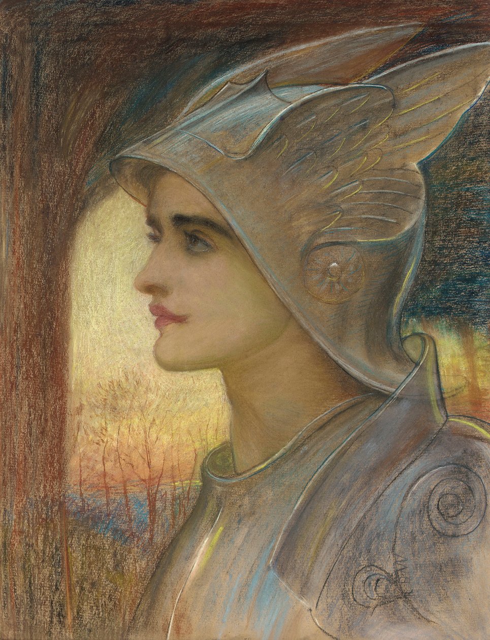 Die heilige Johanna von Orléans von William Blake Richmond
