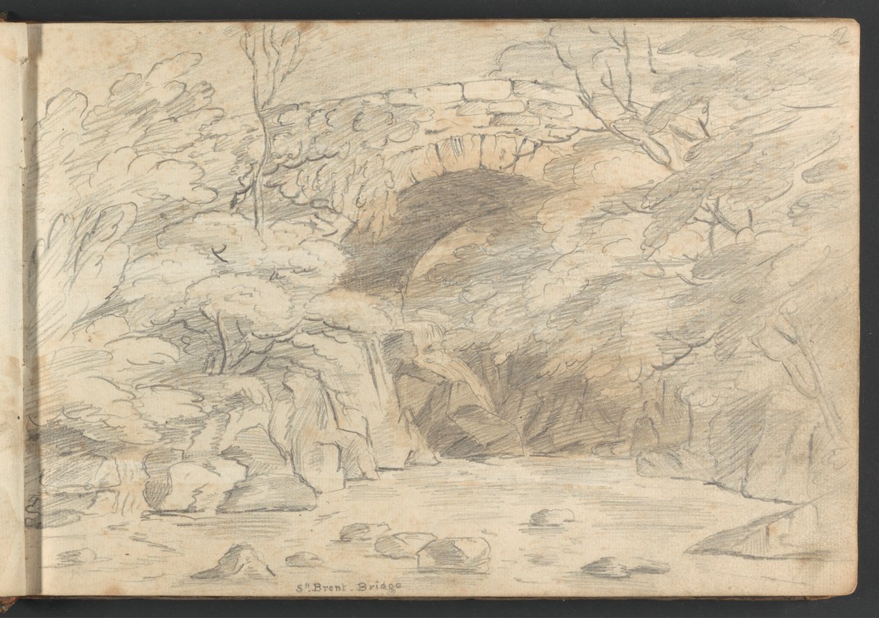 South Brent Brücke von William Brockedon